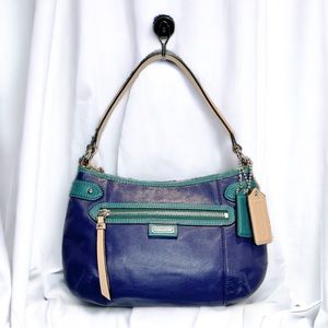 COACH Blue Daisy spectator Y2K Mini Shoulder Bag